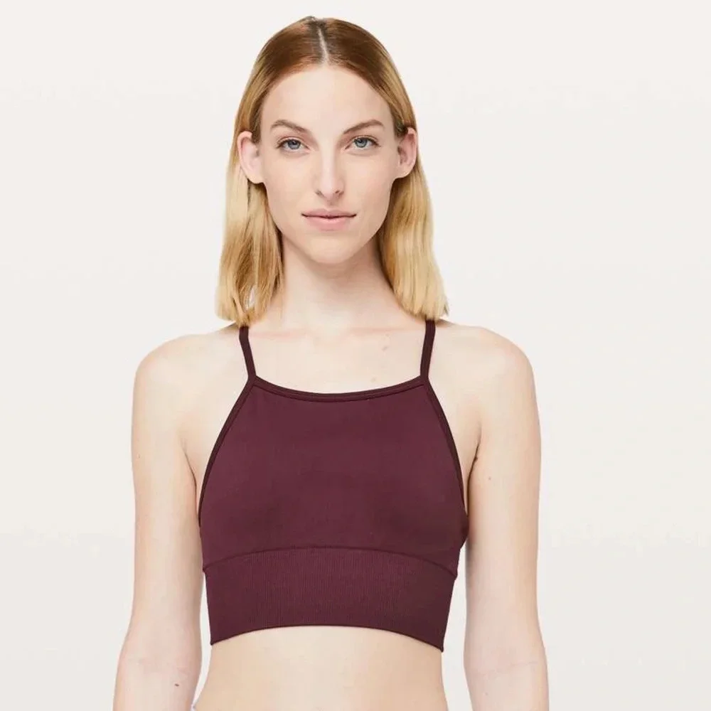 Lululemon Ebb To Street Bra Longline Size 2 - Picture 1 of 9